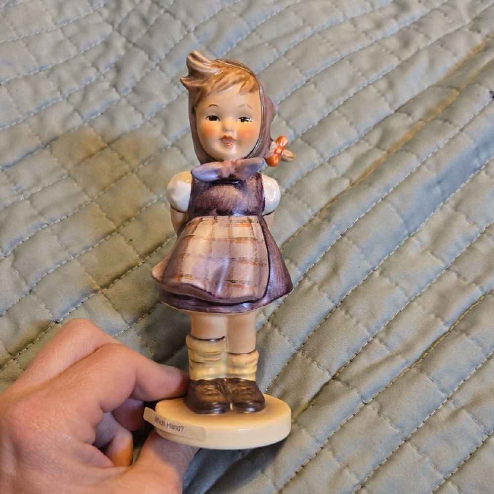 Charming Figurine with Purple Dress